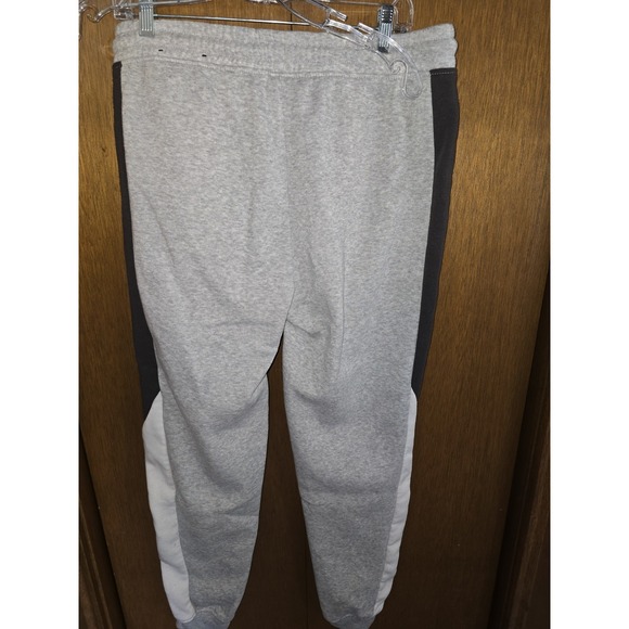 NBA Brand Basketball Jogger Sweat Pants W/Zip Pockets Gray/Black/White SZ:large - Picture 5 of 5